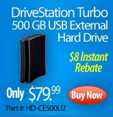 Buffalo DriveStation Turbo 500 GB USB External Hard Drive - HD-CE500U2